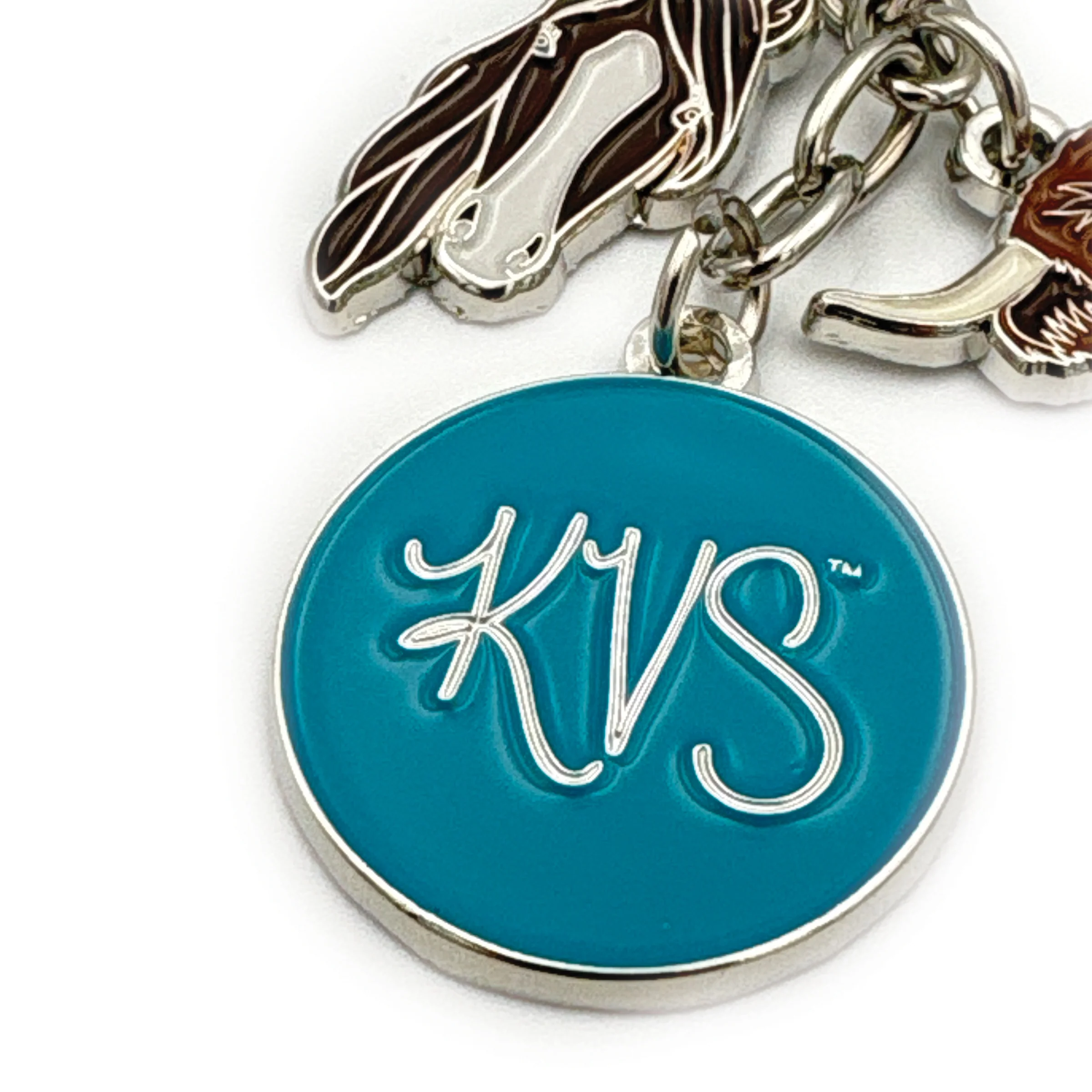 Mini Farm 5-Charm Keychain by Katie Van Slyke® - Image 5