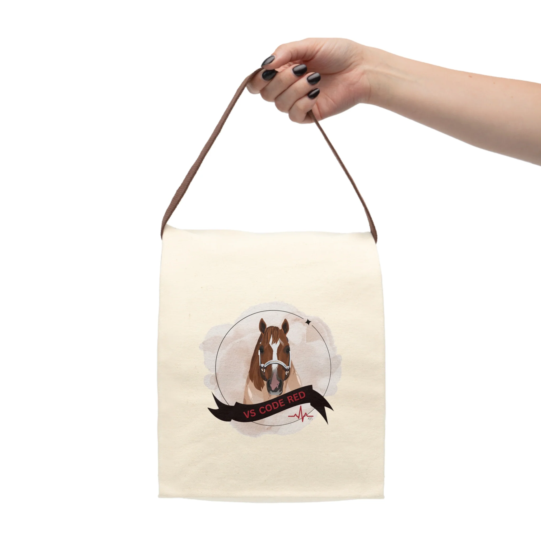 VS Code Red Lunch Bag by Katie Van Slyke™ - Image 4